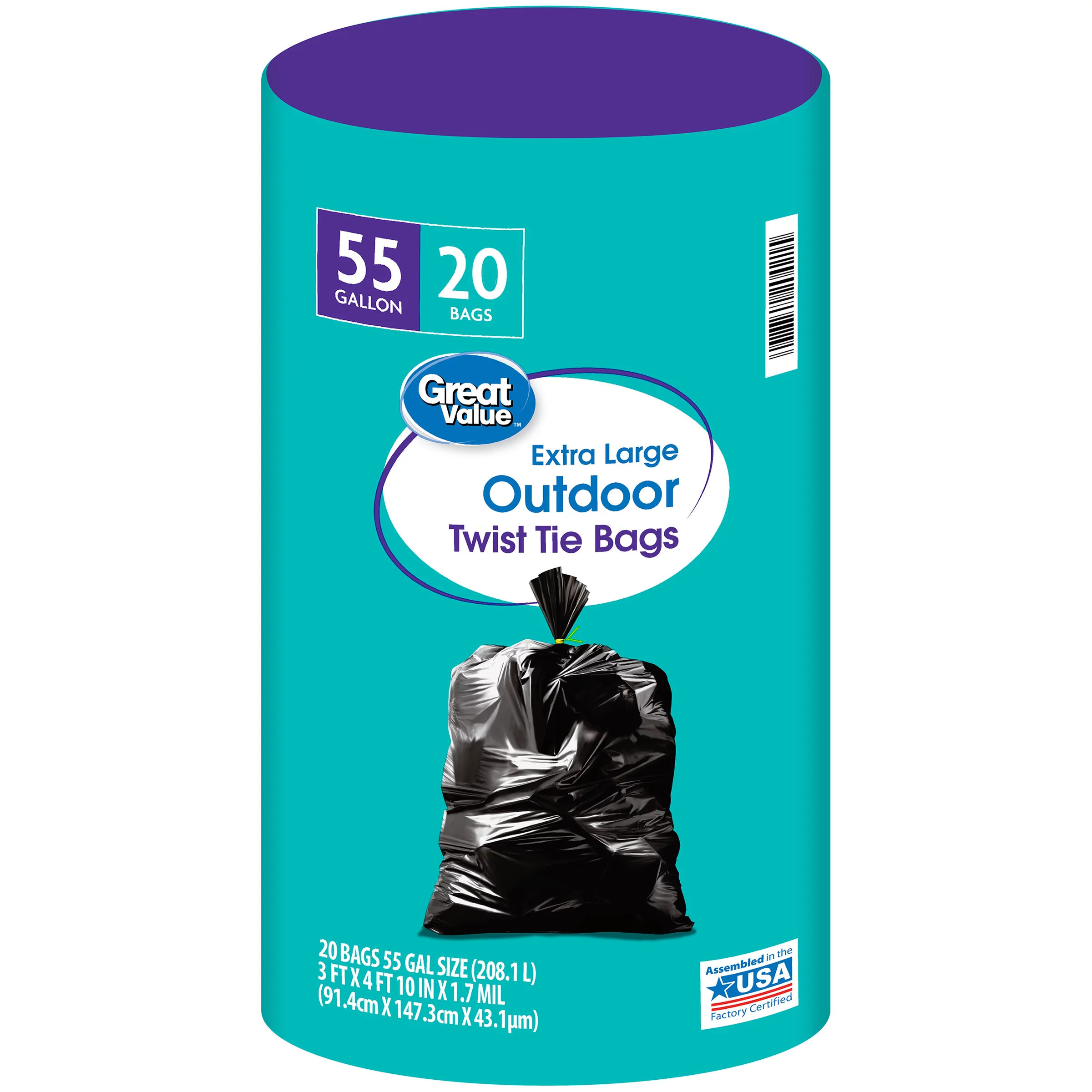 Great Value Extra Large Outdoor Trash Bags, Made Walmart Finds Walmart Deals Walmart Sales | Walmart (US)