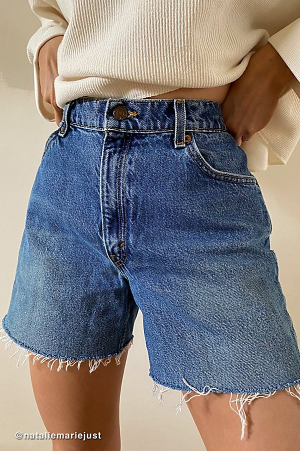 Urban Renewal Recycled Levi's Longline Denim Short | Urban Outfitters (US and RoW)