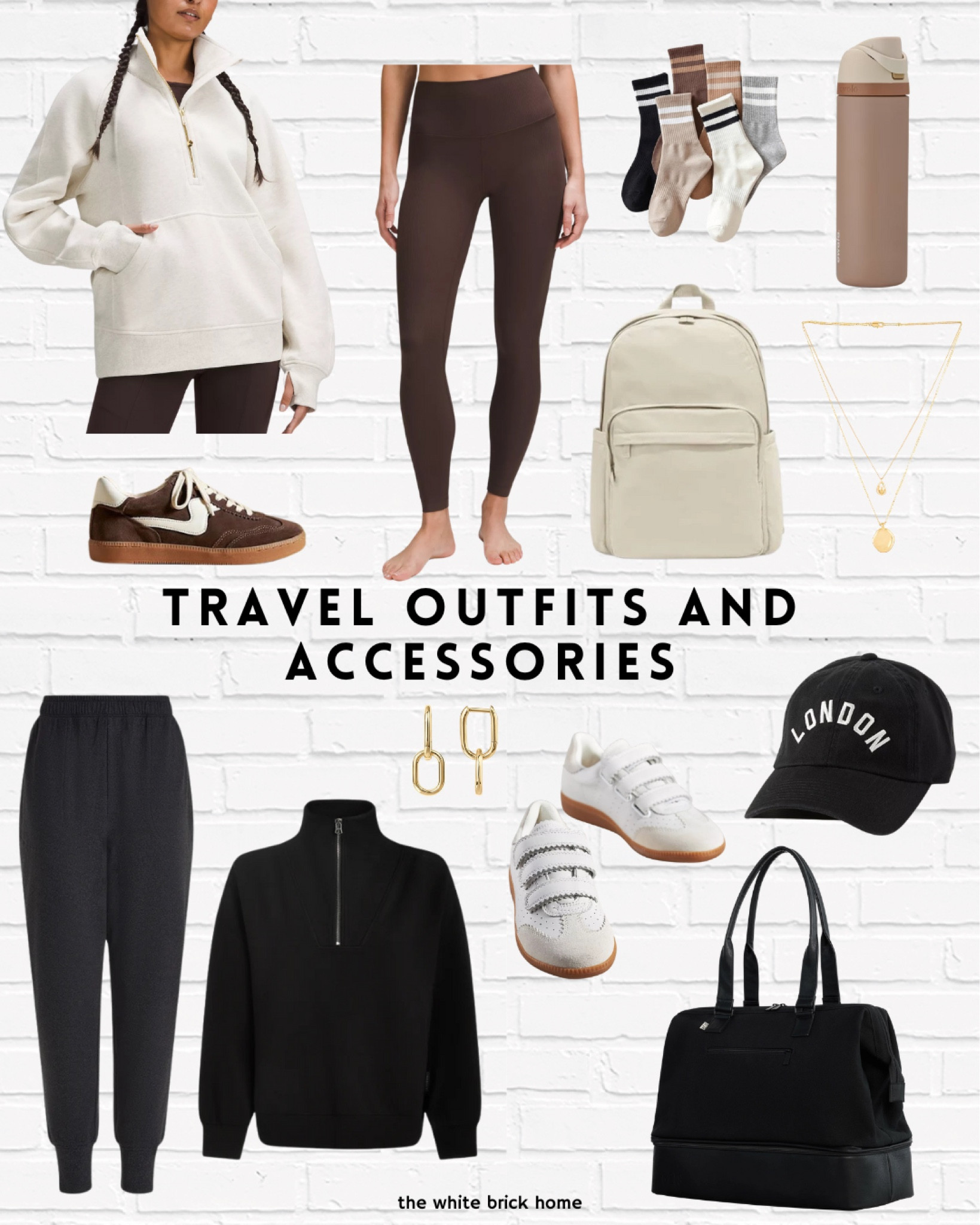 Two options for cozy, comfortable travel or weekend looks! 

SAHM outfit, travel outfit, airport outfit, vacation outfit, athlesuire outfit, leggings, Varley, lululemon outfits, travel bags, luggage, socks, sneakers, women’s shoes, hat, backpack, Nordstrom, weekend outfit, casual outfit, mom outfit, sporting event outfit, weekend bag 

#LTKStyleTip #LTKTravel #LTKPetite