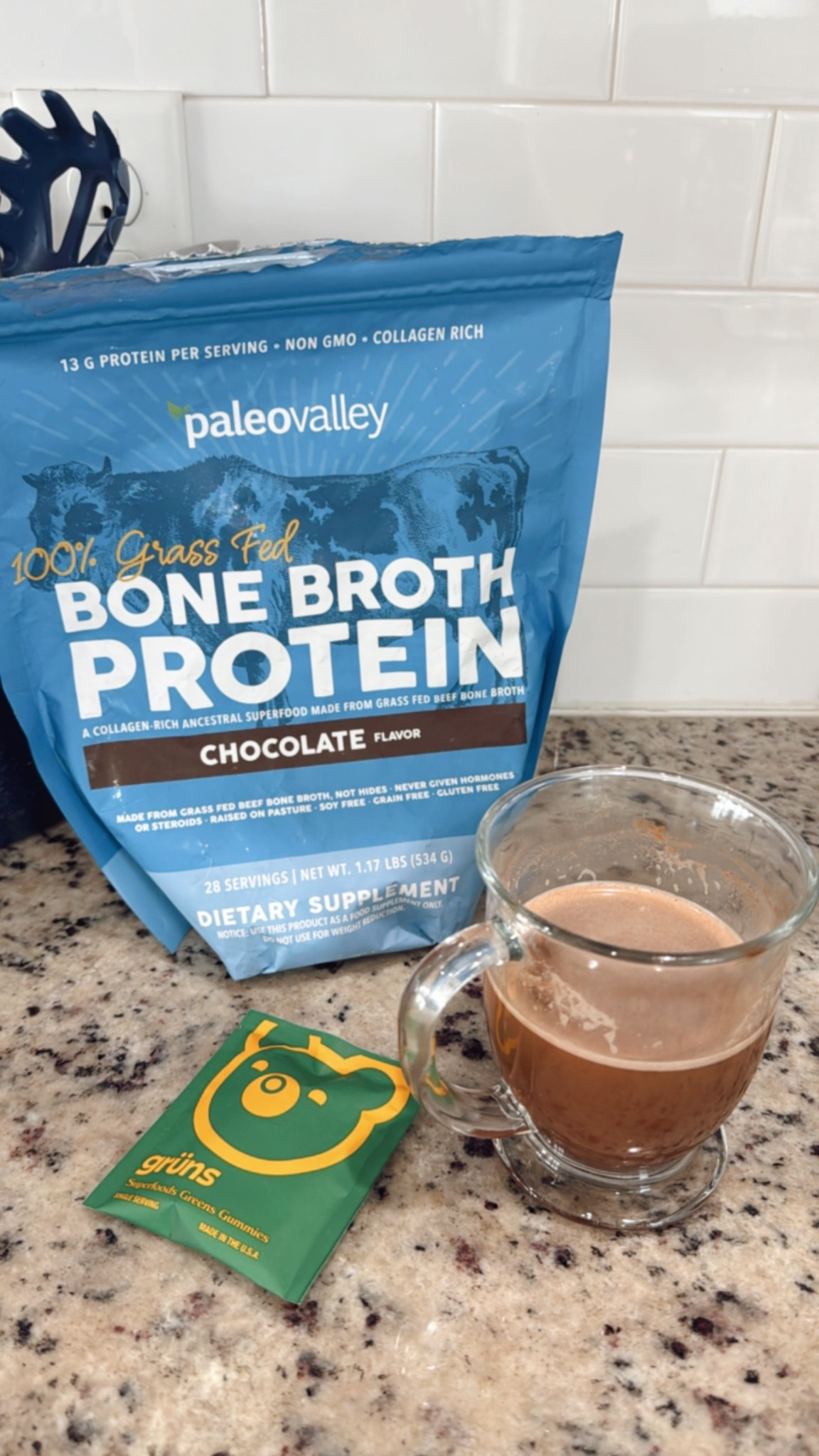 Morning routine on vacation! Bone broth and gruns 

#LTKActive #LTKTravel #LTKFamily