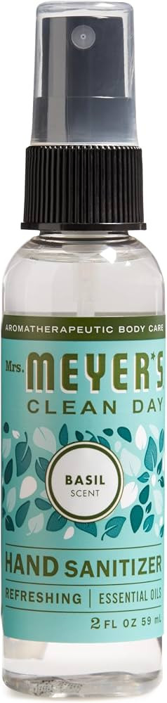 MRS. MEYER'S CLEAN DAY Antibacterial Hand Sanitizer Spray, Travel Size, Removes 99.9% of Bacteria... | Amazon (US)