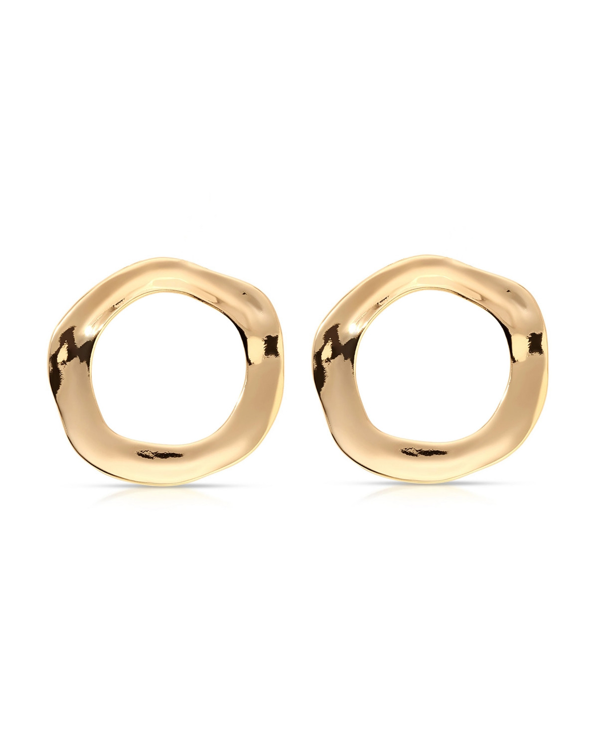 Ettika Open Circle Statement Earrings - Gold | Macy's