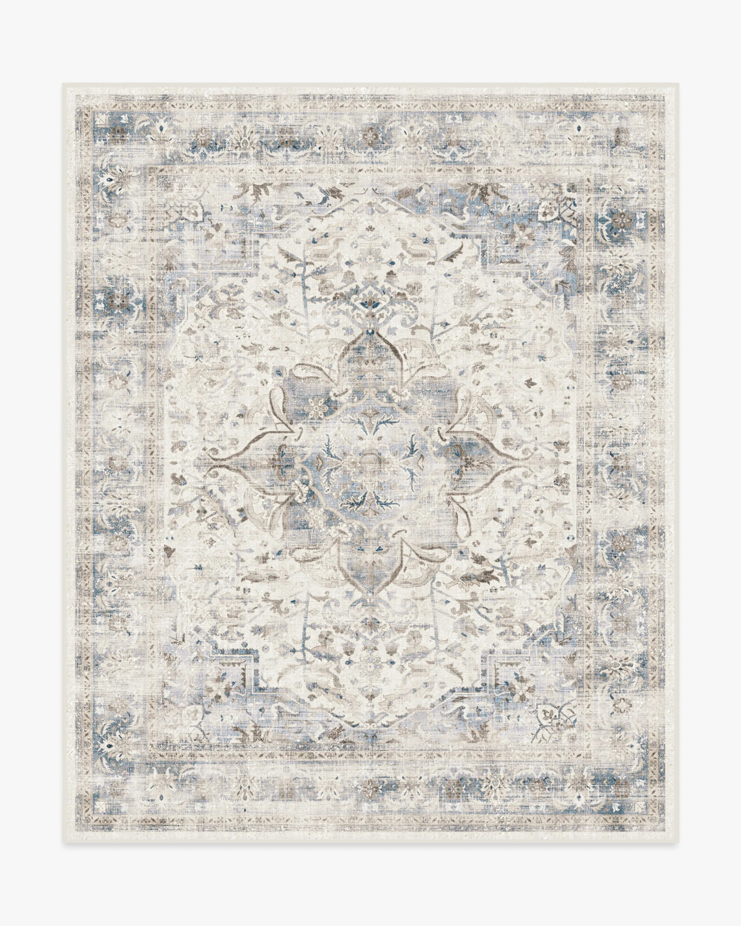 Sarrah Blue Quartz Flatwoven Rug | Ruggable