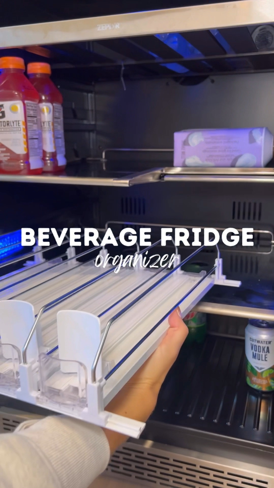 Elevate your beverage fridge with this organizer! It’s on sale for prime day!