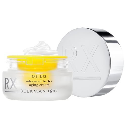 Beekman 1802 Milk RX Advanced Better Aging Face Cream - Mini - Goat Milk Protein Exosomes & Polypeptide Facial Moisturizer - Doctor Formulated for Collagen Boosting & Firming - Fragrance Free | Amazon (US)