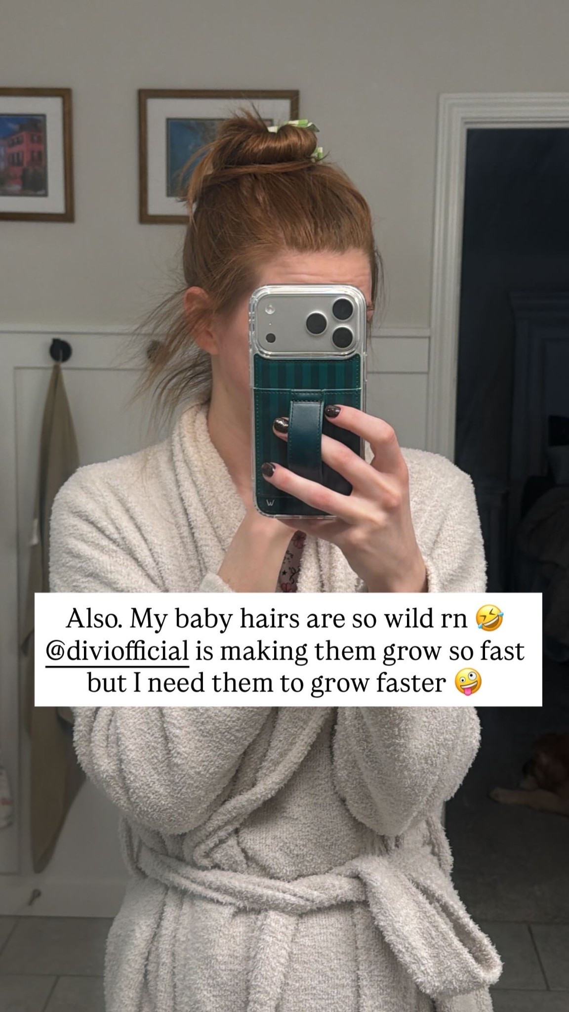 Postpartum hair growth update after using divi serum! 

#LTKmomlife #LTKgrwm