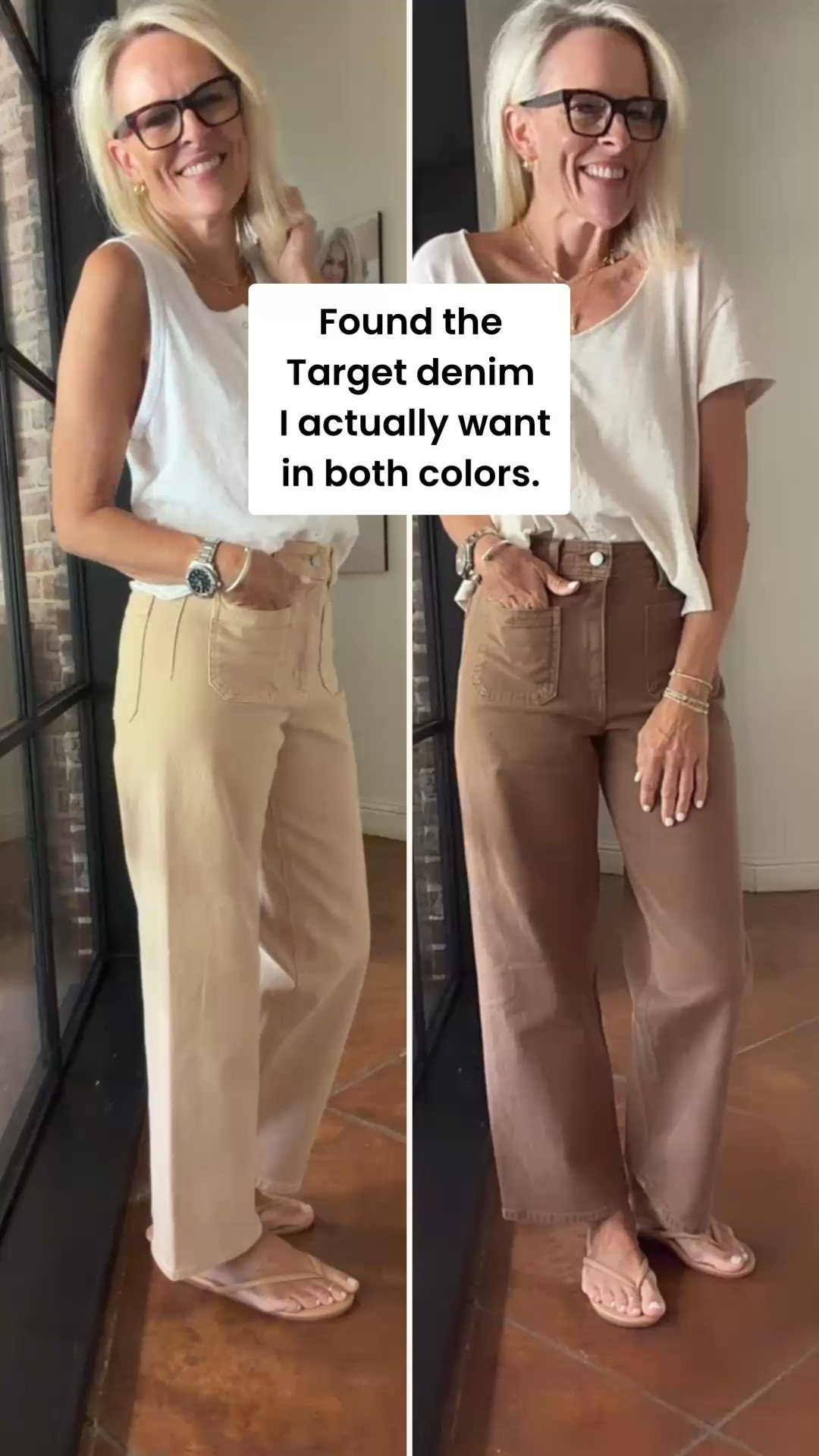 Target denim is shockingly good. These wide-leg jeans have the fit and easy everyday versatility I want, and I may need them in both colors. 🤎

💡 LTK MADE EASY
❤️ Heart = Support my posts!
🔖 Save = Get sale & restock alerts
📋 Lists = Keep favorites organized
📲 Share = Send lists and products to a friend. Hello, Christmas List!
💬 Comment = Ask me anything about what I’m wearing.:-)