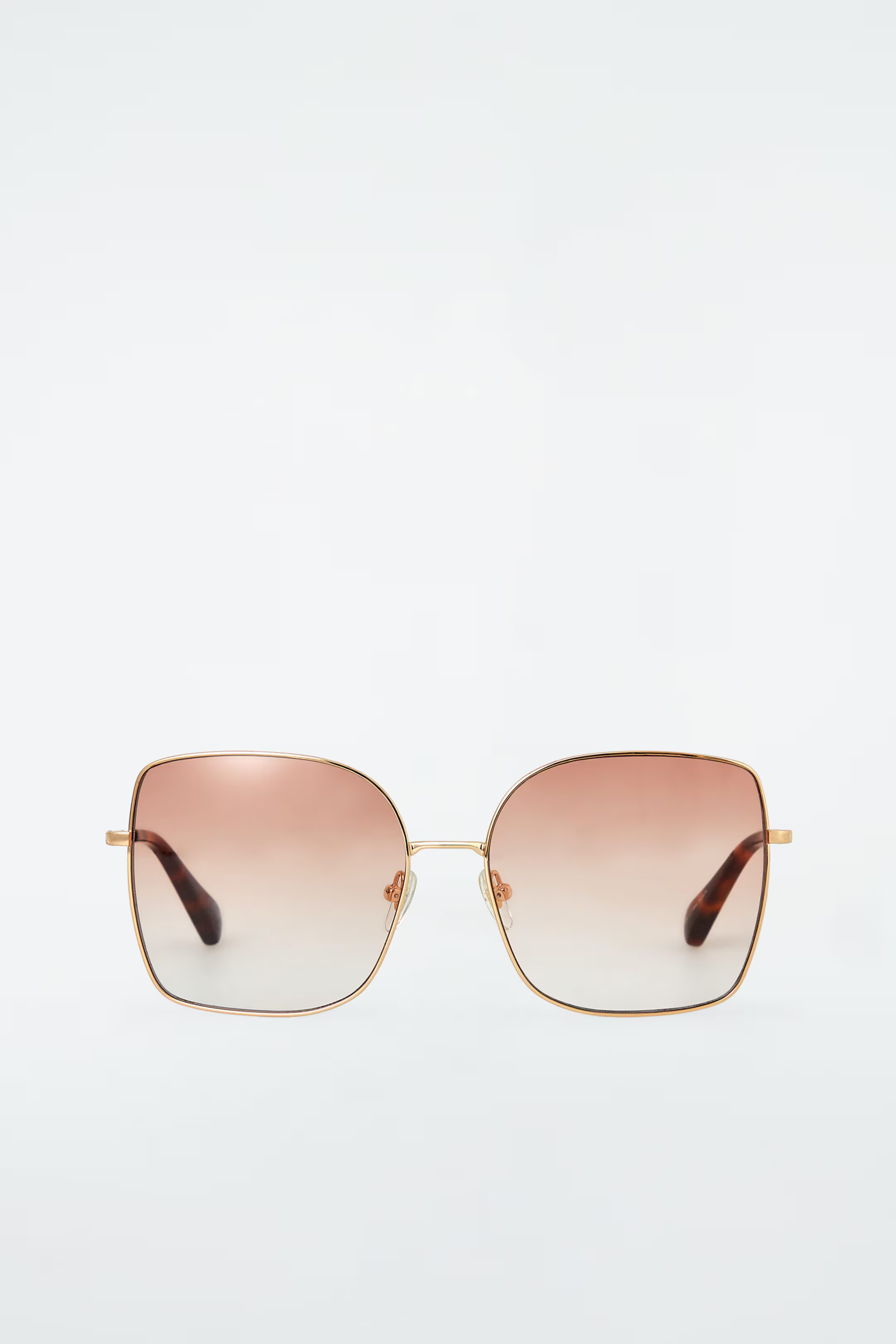 GLEAM SUNGLASSES SQUARE - PINK / GOLD | COS (AU)