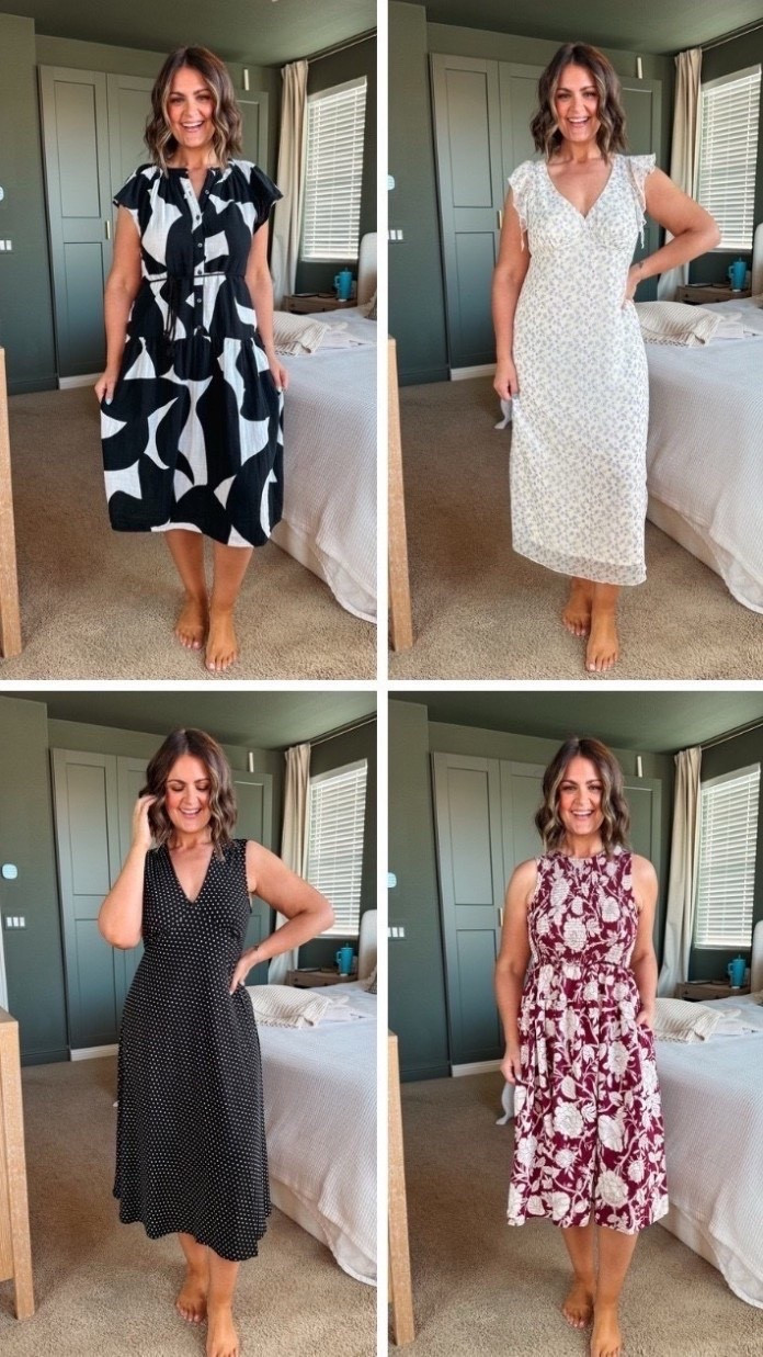 Spring dresses under $25
Purple/ Black & white, medium (could also do a large)
White floral, large
Yellow, large
Black/white polka dots, medium
Burgundy/white floral, large
Black, large
Black/white floral, large
Blue plaid, medium (could do large)

Size 12, midsize, spring dress, summer dress, resort wear, vacation dress, spring break, work dress, workwear, graduation party





#LTKootd #LTKMidsize #LTKSeasonal