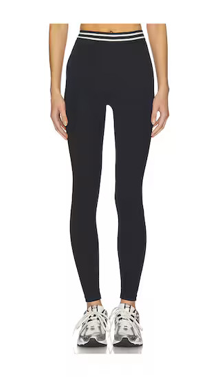 Bailey High Waist Active Rib 7/8 Legging in Black | Revolve Clothing (Global)
