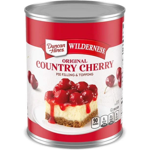 Duncan Hines, Wilderness Original Ctry Pie Filling and Topping, Cherry, 21 oz | Walmart (US)