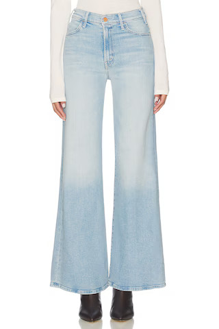 MOTHER The Hustler Roller Sneak Jeans in Complete 360 from Revolve.com | Revolve Clothing (Global)