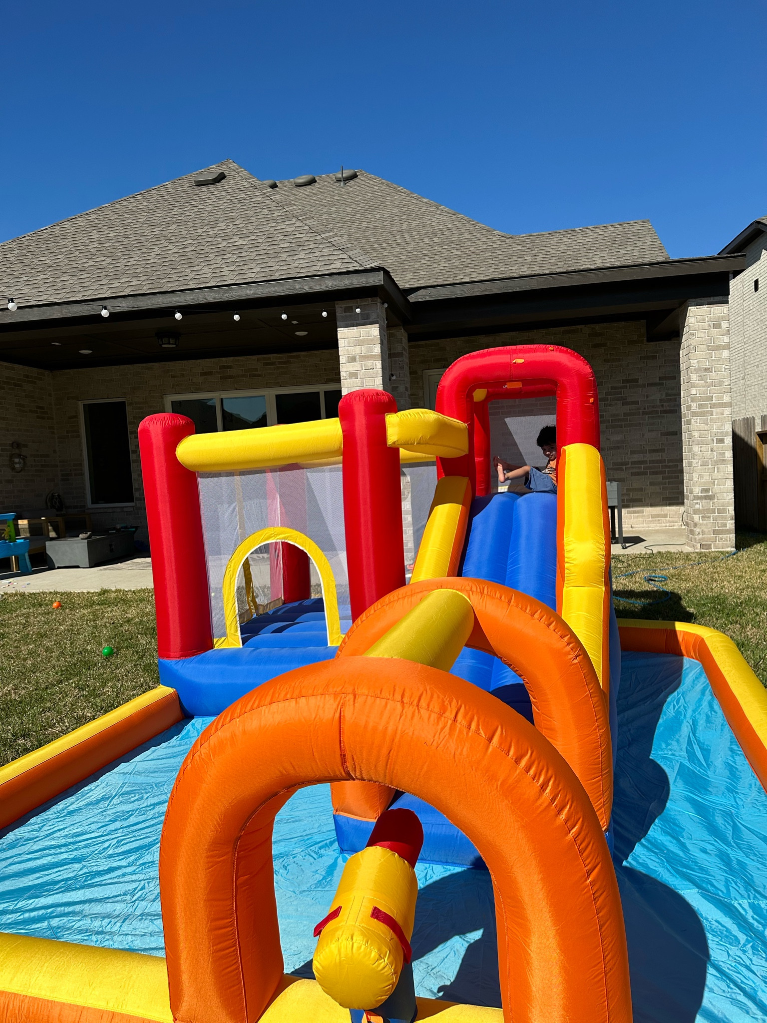 Bouncy house and water slide. Amazon quality!!

#LTKfamily #LTKkids #LTKSeasonal