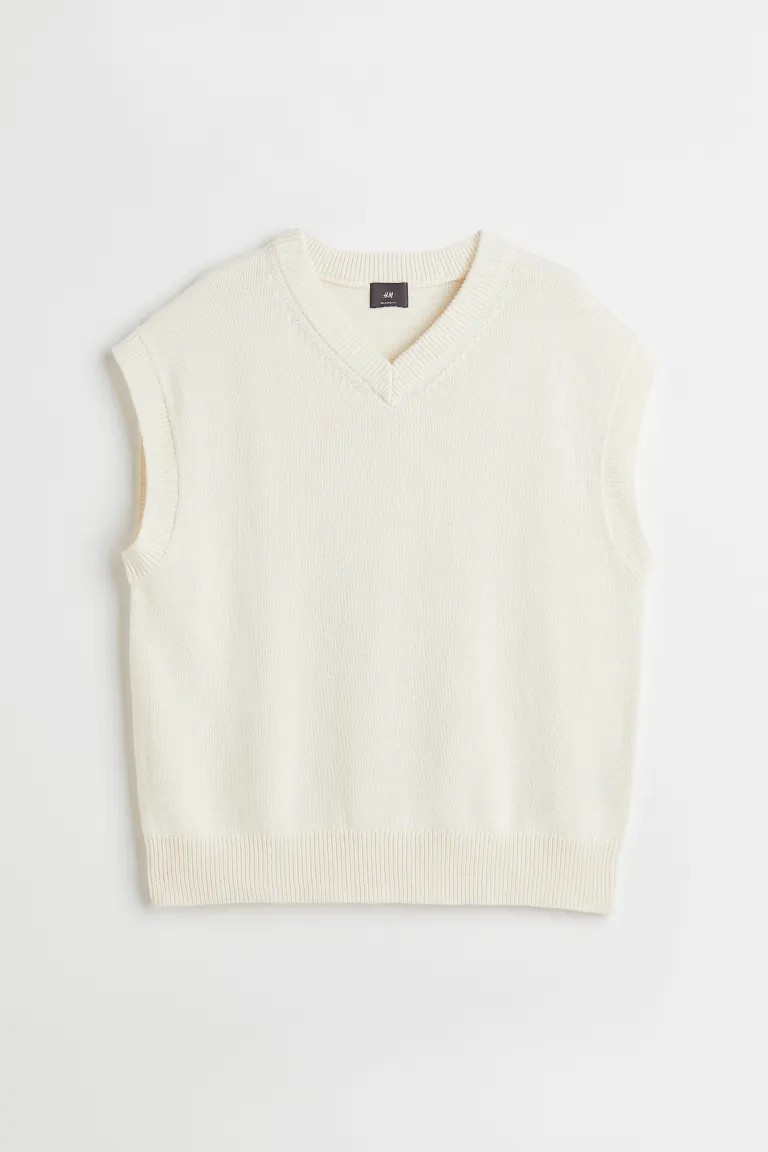 Pullunder mit V-Ausschnitt Relaxed Fit | H&M (DE, AT, CH, NL, FI)