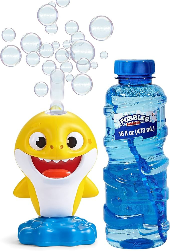 Little Kids Baby Shark NO Spill Musical Bubble Machine | Bubble Toy for Baby, Toddlers and Kids |... | Amazon (US)