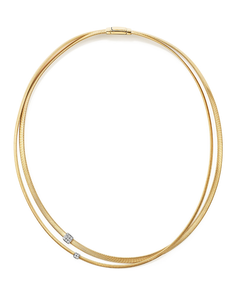 Marco Bicego 18K Yellow Gold Masai Two Strand Diamond Necklace, 17 | Bloomingdale's (US)
