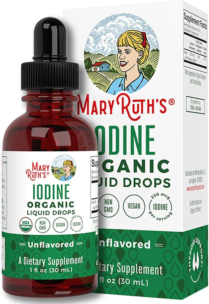 Potassium Iodide | Iodine Supplement | 1 Year Supply | Iodine Drops | USDA Organic | Nascent Iodi... | Amazon (US)