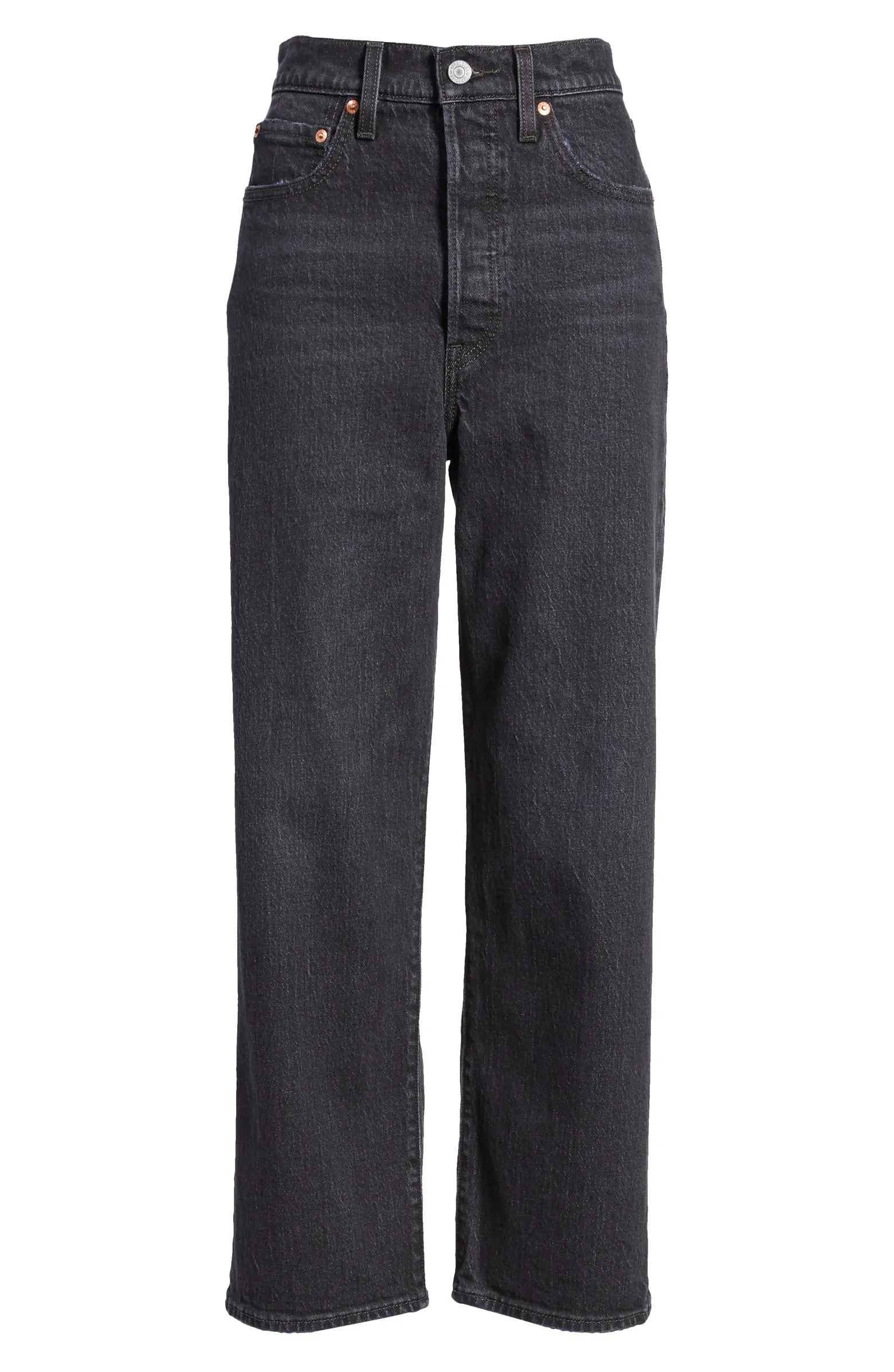 Levi's® Ribcage High Waist Ankle Straight Leg Jeans | Nordstrom | Nordstrom