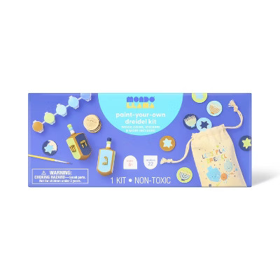 22pc Hanukkah Craft Wood Dreidel Painting Activity Kit - Mondo Llama™ | Target