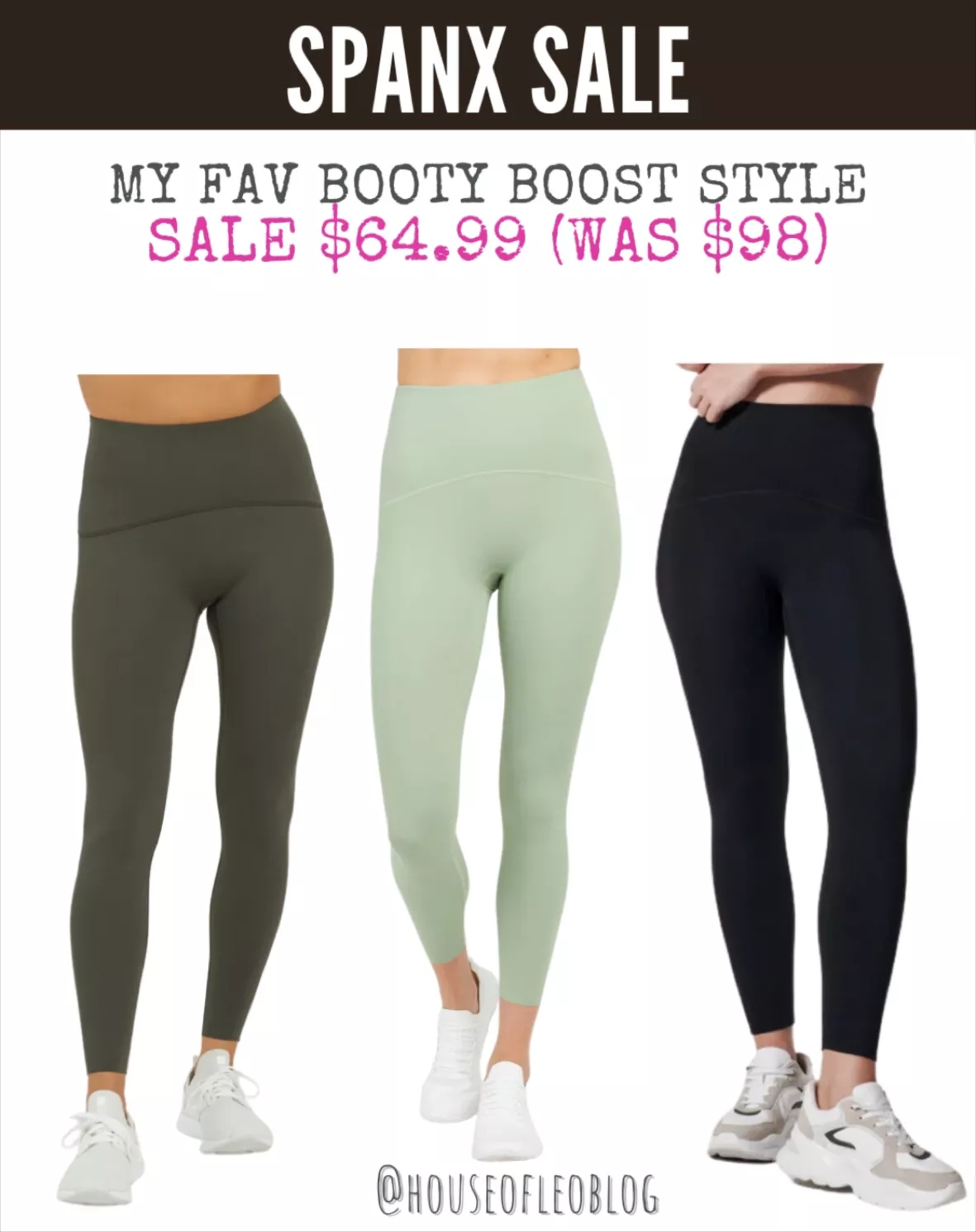 Spanx booty boost leggings curated on LTK