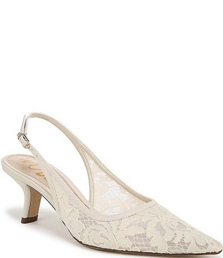 Sam Edelman Bianka Lace Pointed Toe Slingback Pumps | Dillard's | Dillard's
