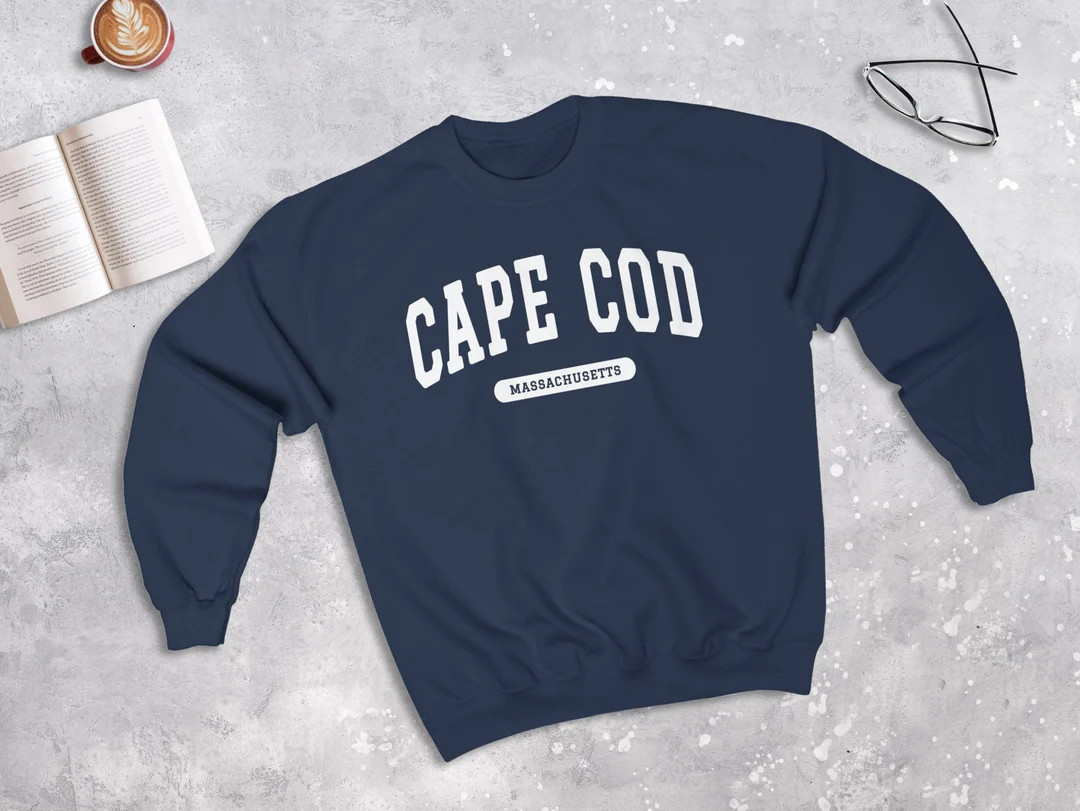 Cape Cod Massachusetts Sweatshirt - Etsy UK | Etsy (UK)