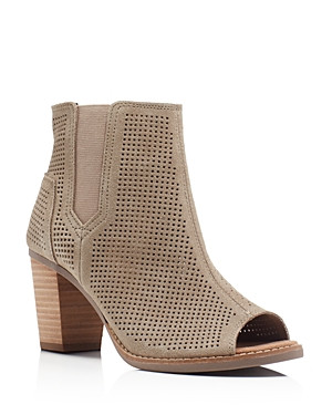 Toms Majorca Perforated Open Toe Booties | Bloomingdale's (US)