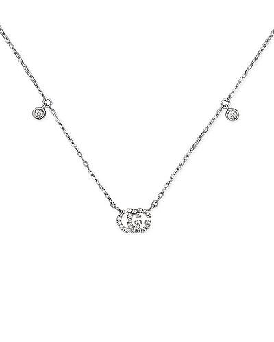 Gucci 18K GG Running Necklace | Gilt