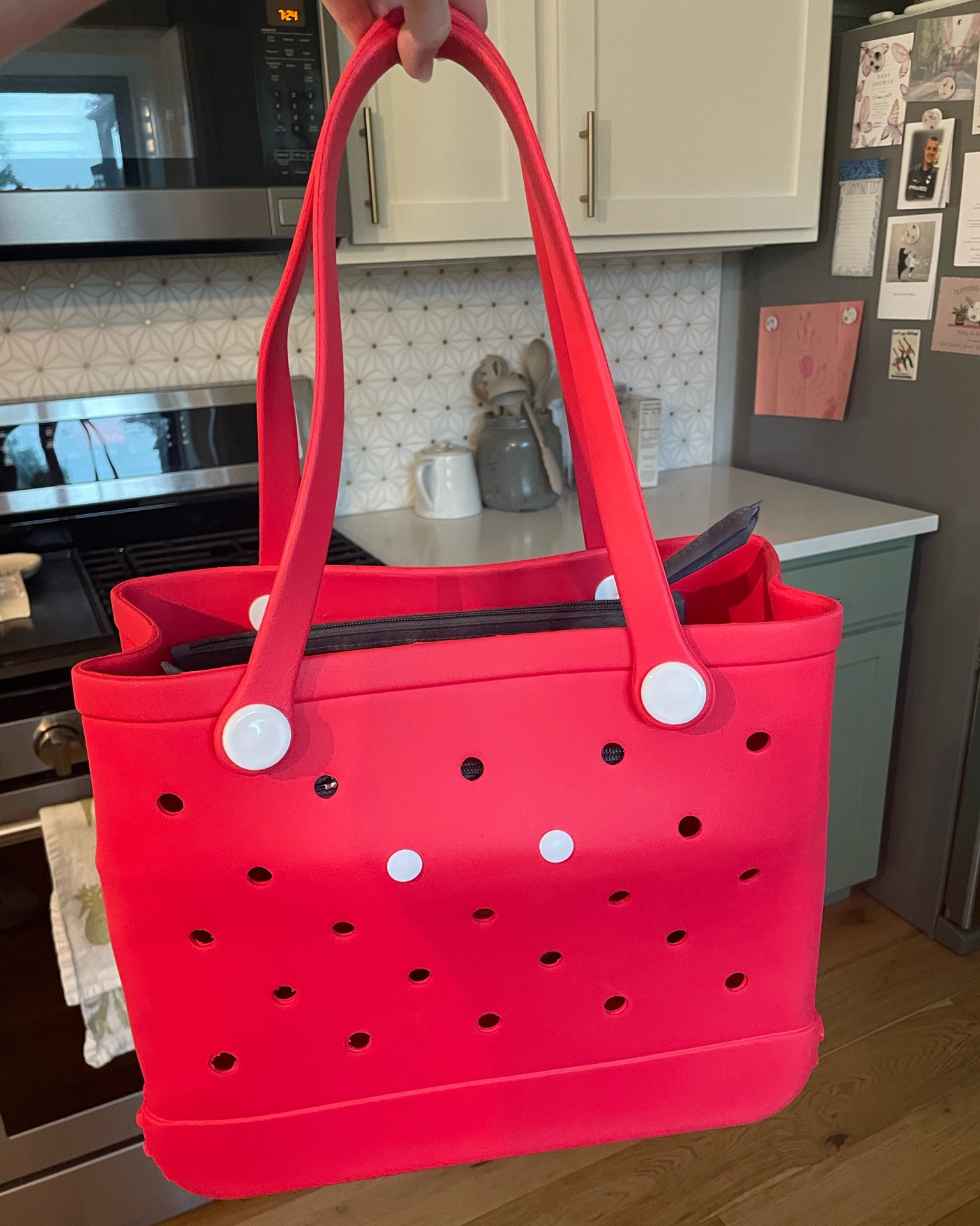 Bogg bag Amazon dupe!!! Will be taking this bad boy to the beach next week 🤩

#LTKtravel #LTKSeasonal #LTKunder50