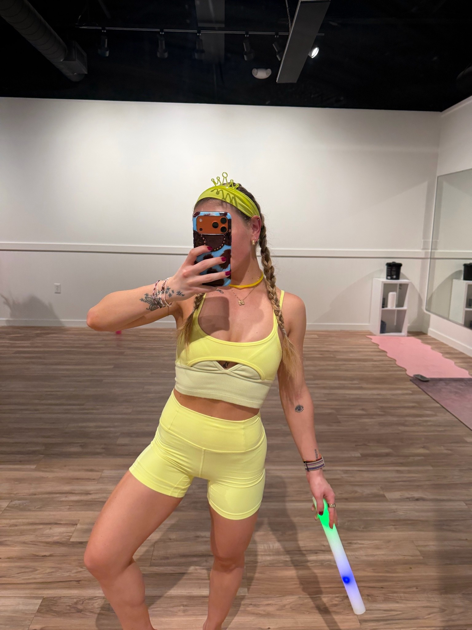 the cutest activewear set from free people movement, wore to a glow / neon theme pilates class! wearing a size xs/s in the top & small in the shorts! 

 #LTKootd #LTKfitnessgoals #LTKActive
