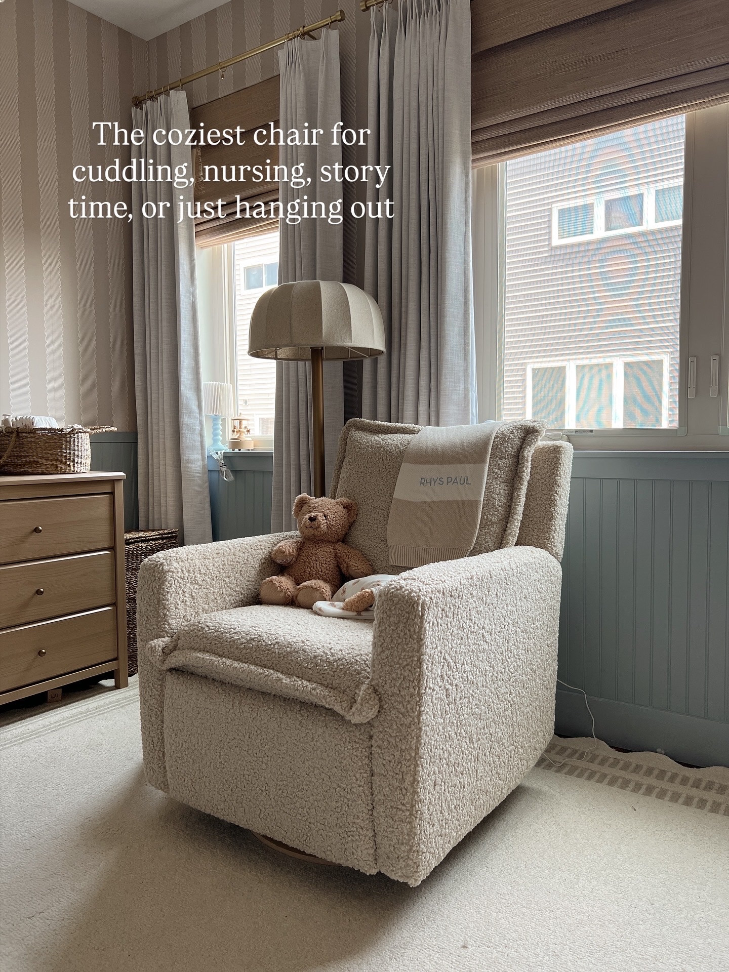 The coziest nursery glider that reclines and swivels 

#LTKHome #LTKBaby