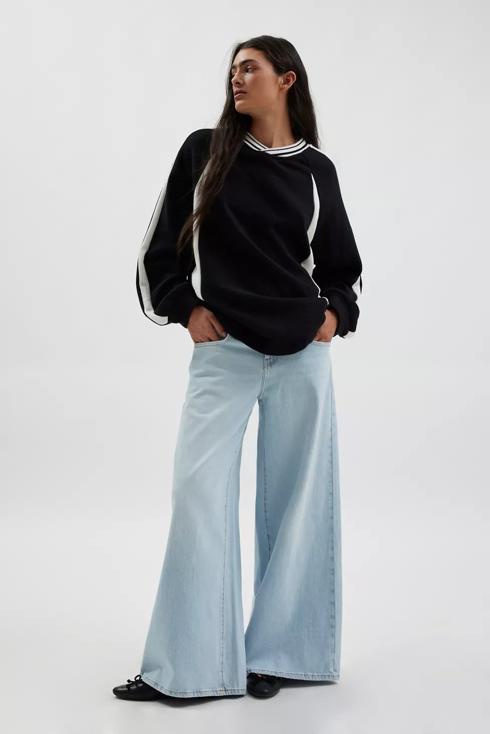 BDG Joey Full Length Wide Leg Jean | Urban Outfitters (US and RoW)