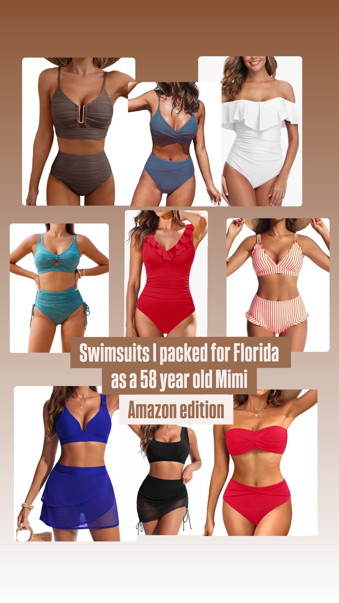 My favorite swimsuits from #Amazon. #swimsuit #vacation #beachwear #springbreak 