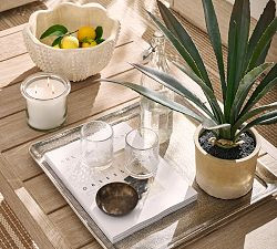 Antique Silver Square Tray | Pottery Barn (US)