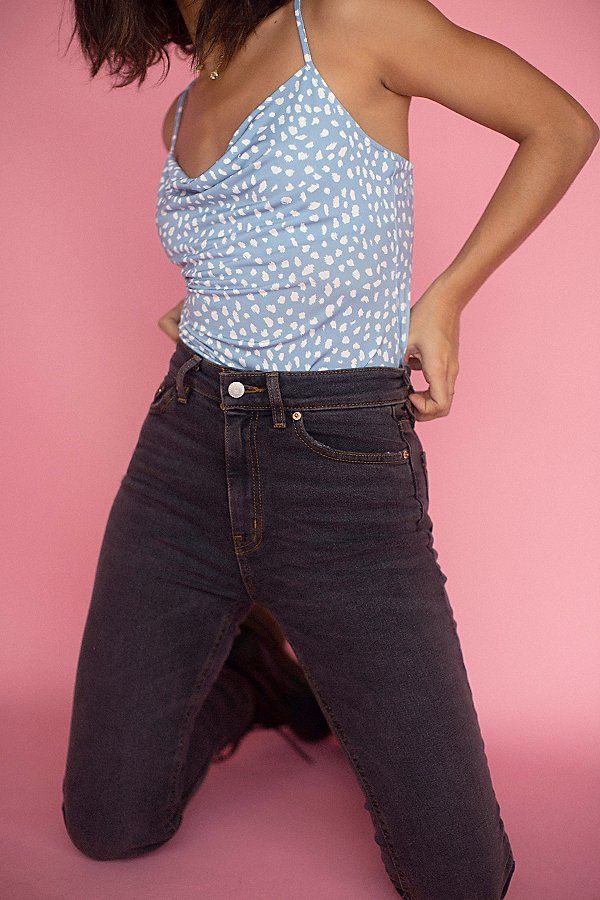 BDG Girlfriend High-Waisted Jean - Washed Black Denim - Black 24 at Urban Outfitters | Urban Outfitters (US and RoW)