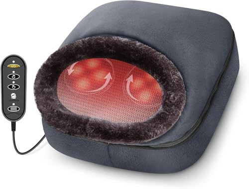 COMFIER Shiatsu Foot Massager with Heat,Christmas Gifts, Kneading Back Massager with Heating Pad, Heated Foot Warmer, Electric Feet Massager Machine for Plantar Fasciitis,Neuropathy,Foot Stress | Amazon (US)