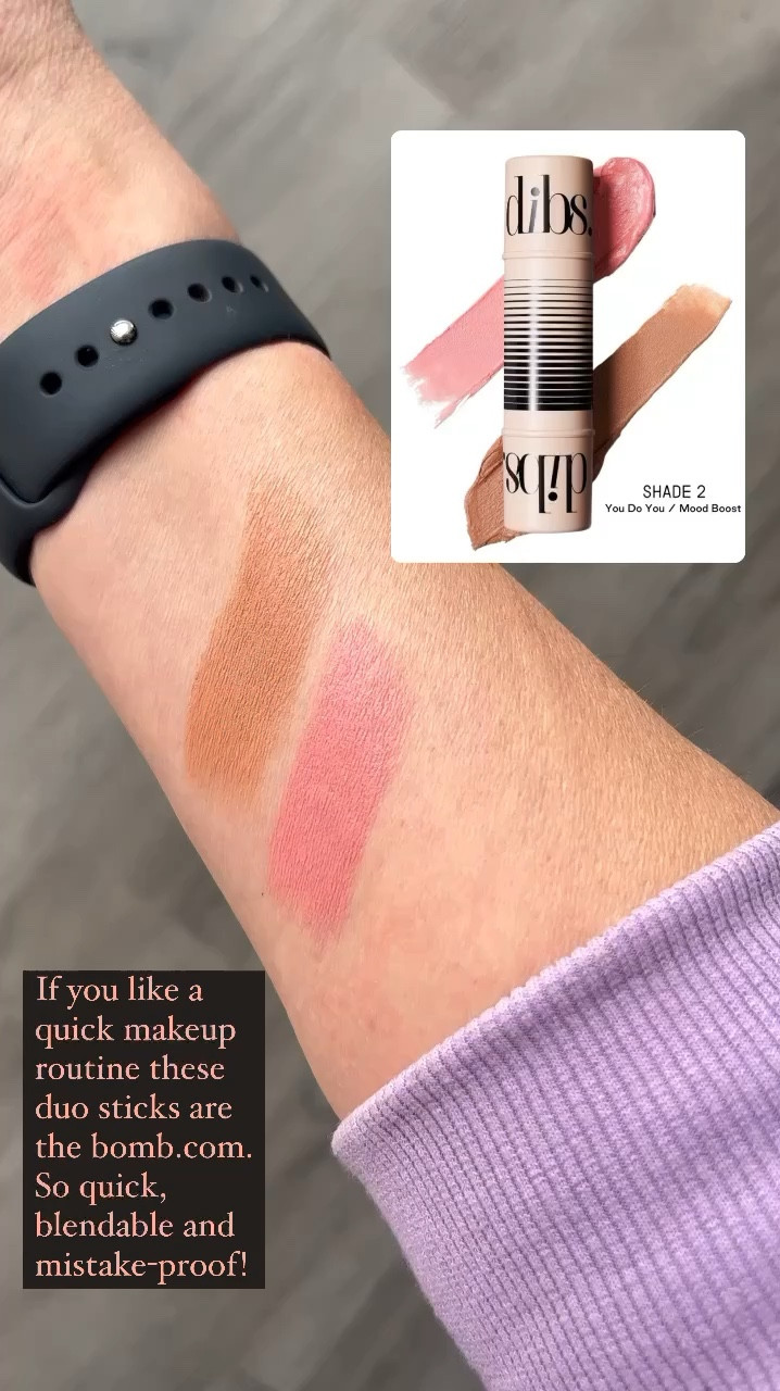 Dibs beauty duo stick is perfect for a quick makeup routine, I use shade ‘2 You Do You / Mood Boost.’ easy makeup routine, bronzer, blush, bronzer and blush duo, my other Dib beauty favorites are linked as well, Dibs bestsellers, #LaidbackLuxeLife

Follow me for more fashion finds, beauty faves, lifestyle, home decor, sales and more! So glad you’re here!! XO, Karma

#LTKFallSale 

#LTKBeauty #LTKVideo