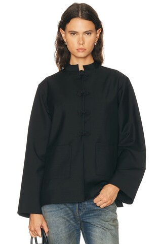Rohe Pankou Closure Top in Black | FWRD 
