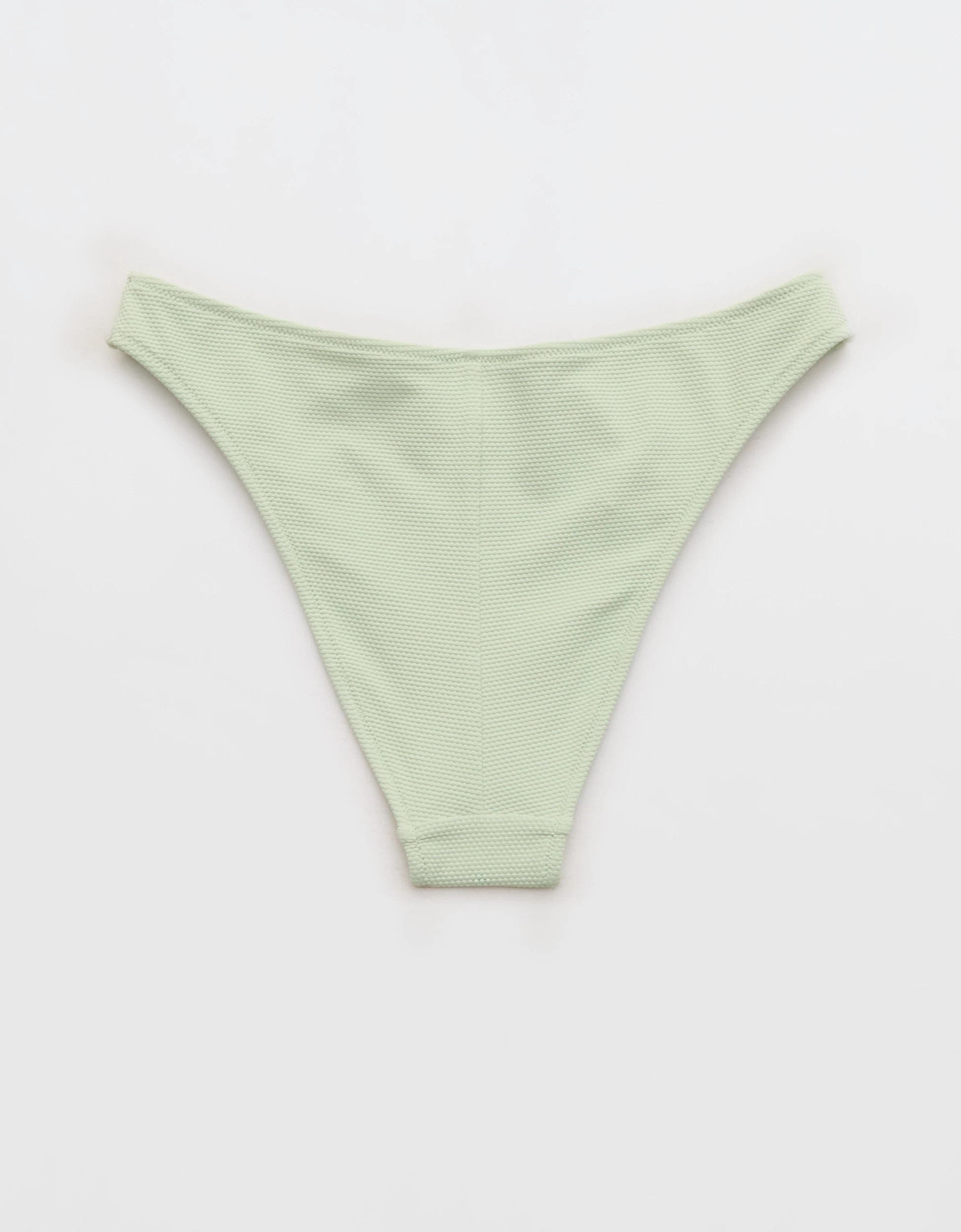 Aerie Pique Mid Rise Cheeky Bikini Bottom | Aerie