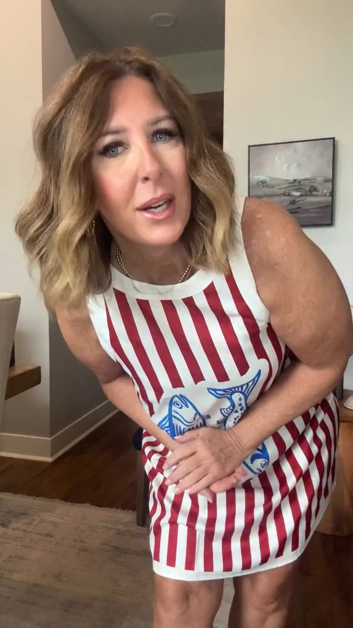 These outfits are fun and so cute for Memorial Day. 🇺🇸
The dress is lightweight and the sweatshirt is so soft. 
 Perfect for July 4th too! 
❤️🤍💙 

#over50style #casualstyle #memorialday🇺🇸 #holidaylook #summerlook

#LTKSeasonal #LTKOver40 #LTKTravel