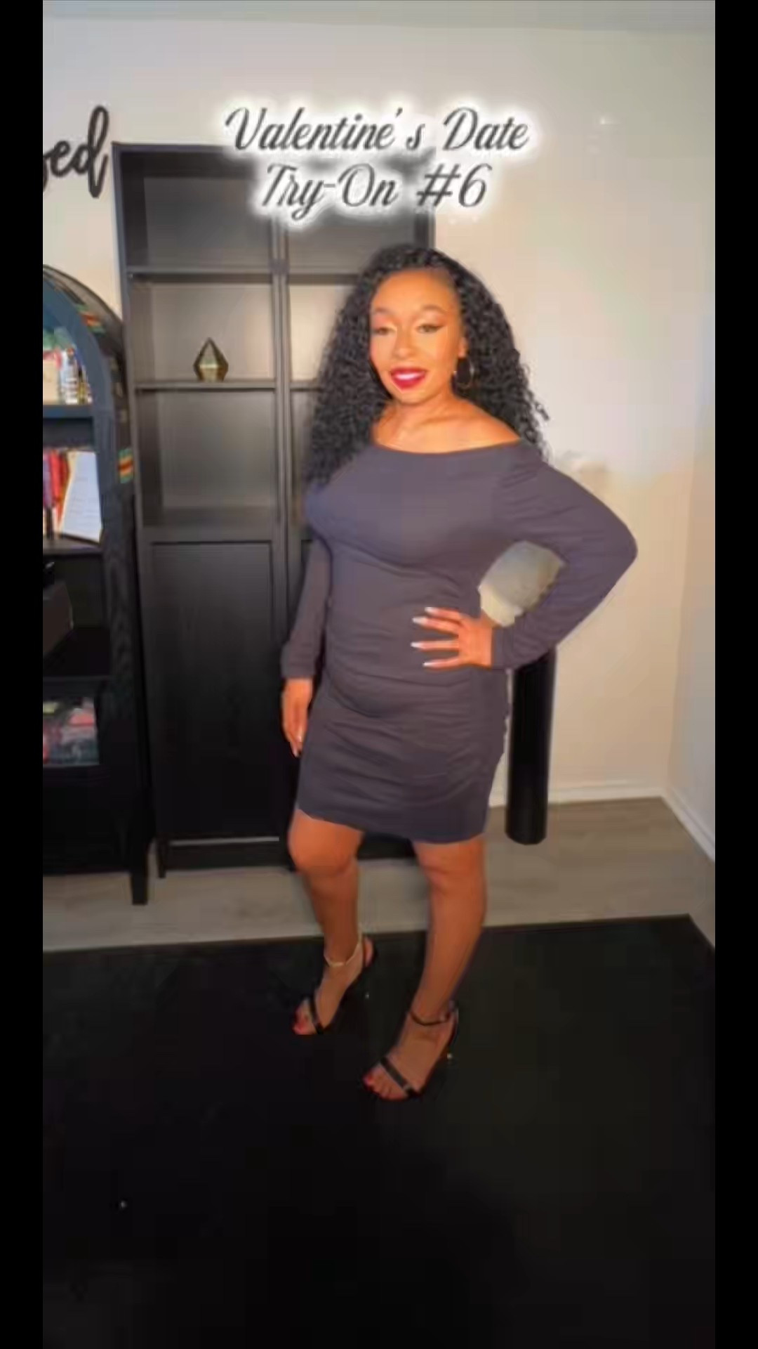 Off the shoulder, on the charm.
Flirty, feminine, and ready for a first kiss moment.
Size: Large (but could have fit medium)
#ValentinesDateFit #OOTDSeries #GalentinesOutfit #datenightoutfit 
#LTKValentine 

#LTKootd #LTKOver40