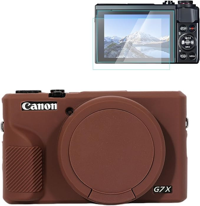 Rieibi Silicone Case for Canon G7X Mark III Case, G7X Mark III Accessories with Screen Protective... | Amazon (CA)