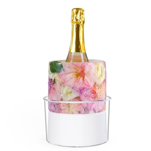 Ice Bucket Mold, DIY Acrylic Ice Mold Wine Bottle Chiller,DIY Ice Bucket Mold for Wine Champagne and Cocktails,Ideal Gift for Special Parties Weddings Mother's Day Thanksgiving and Christmas-White | Amazon (US)