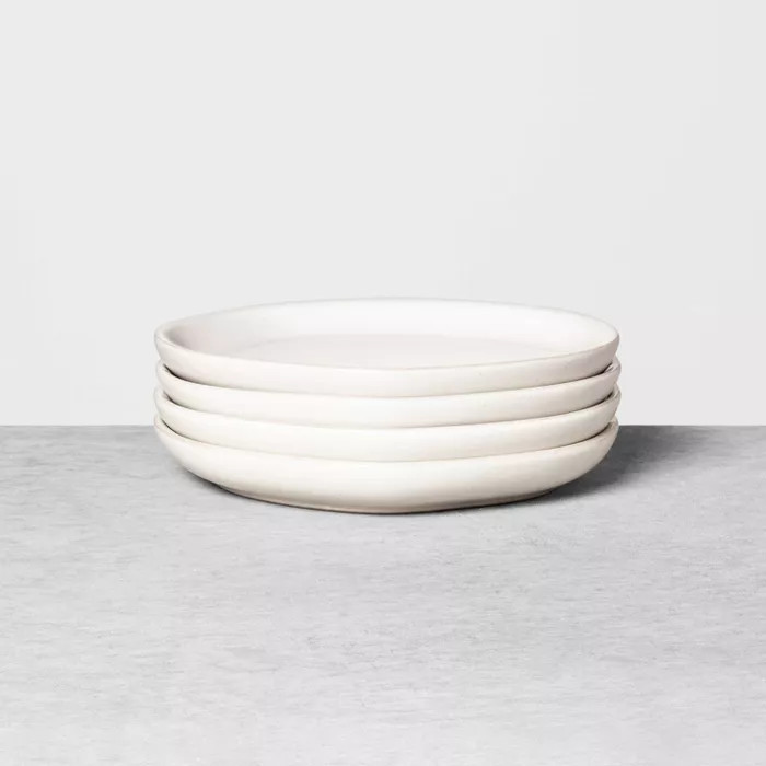 Stoneware Appetizer Plate Sour Cream - Hearth & Hand™ with Magnolia | Target