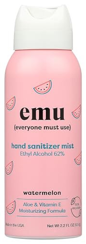 Emu Watermelon Hand Sanitizer Mist, 2.2 FZ | Amazon (US)