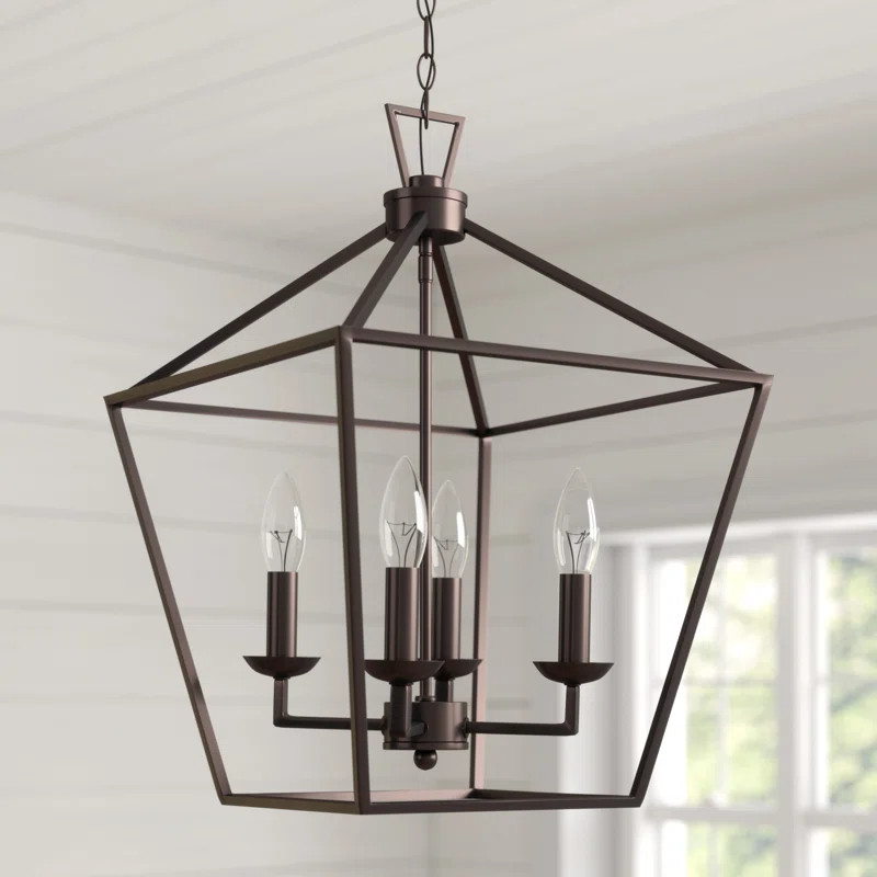 Neuhaus 4 - Light Lantern Geometric Pendant | Wayfair North America