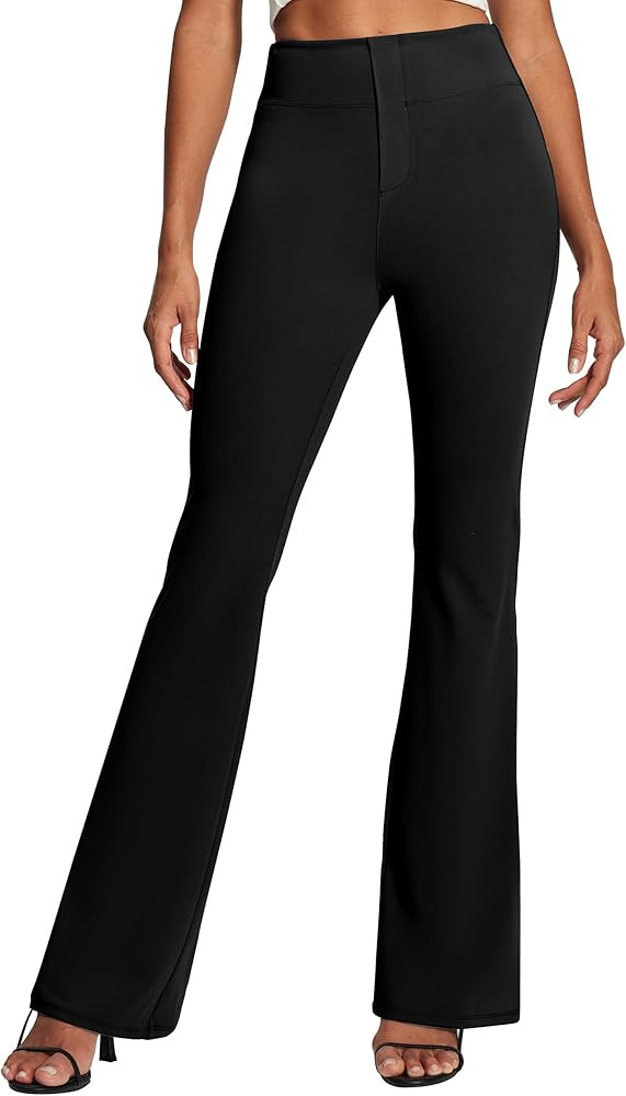 IUGA Womens Dress Pants Stretchy Work Pants Women Business Casual Bootcut Slacks High Waisted Pul... | Amazon (US)