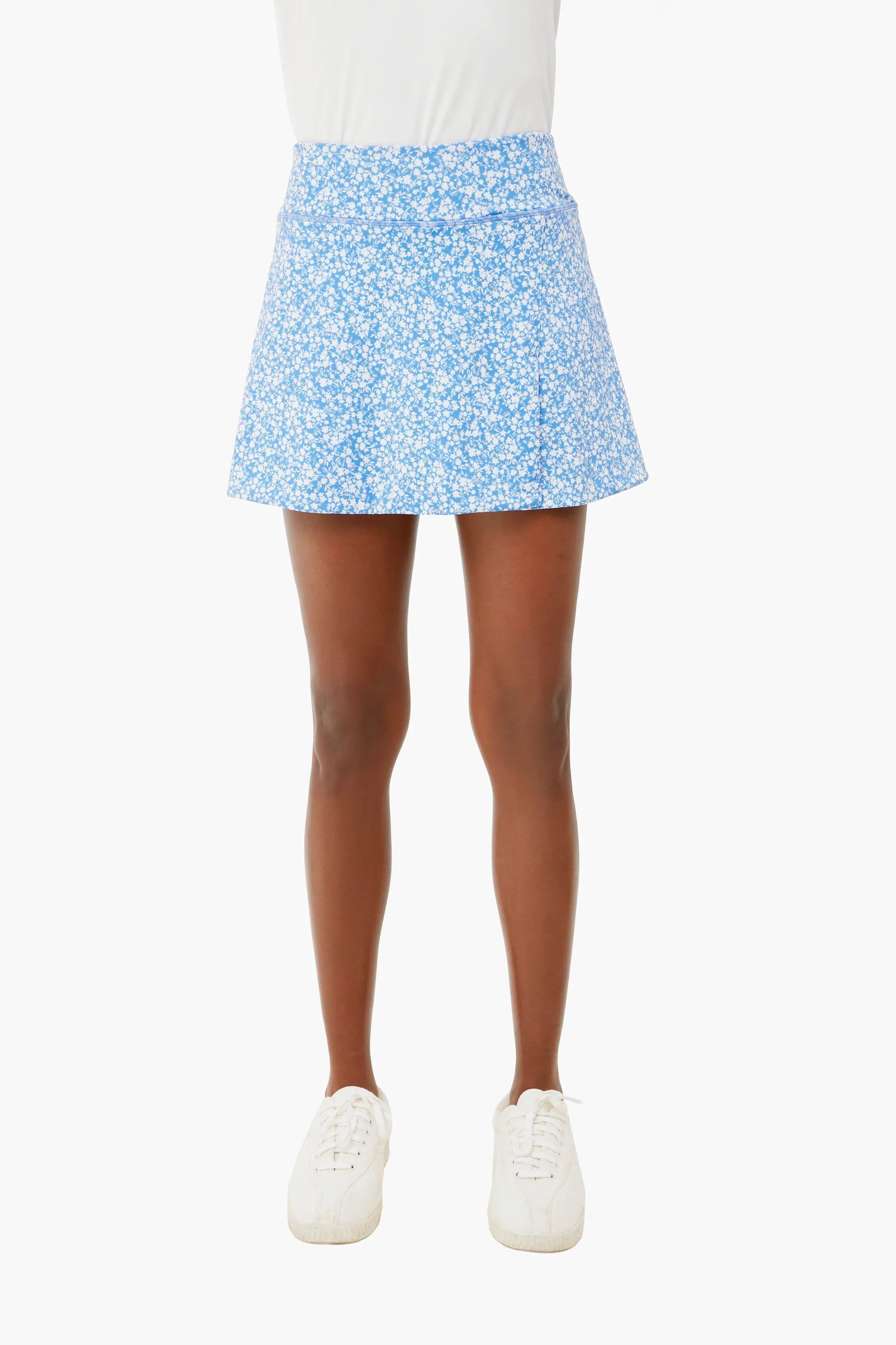 Blooms on Broad 14 Inch Slit Tennis Skirt | Tuckernuck (US)