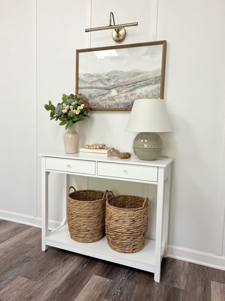 Console table
Entryway
Amazon finds
Target
Studio McGee
Table lamp
Picture light 
Faux florals 

#LTKSeasonal #LTKstyletip #LTKhome
