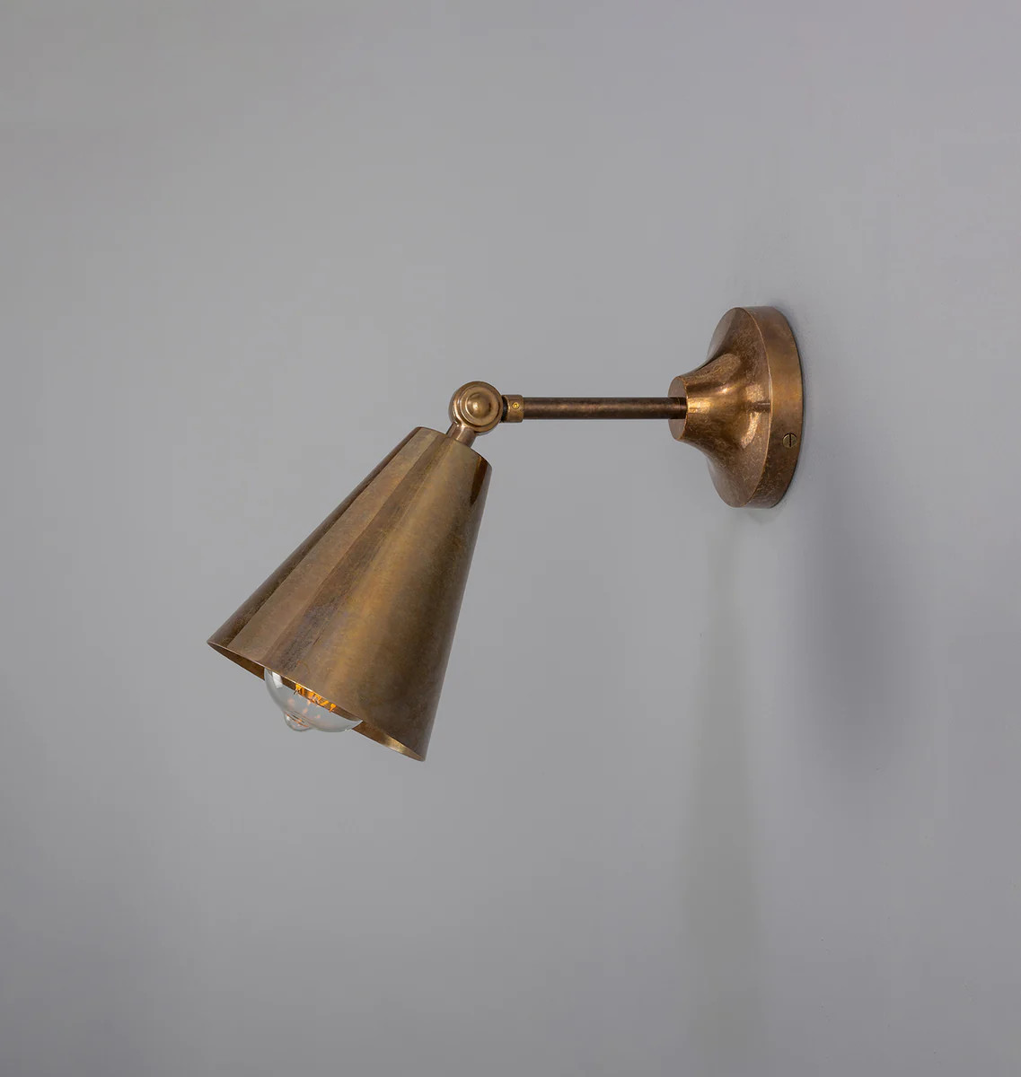 Moya Adjustable Cone Wall Light | Amber Interiors